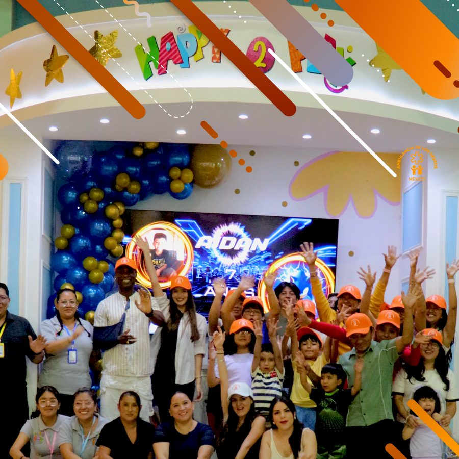 Aidan celebró que venció el cáncer con una fiesta de cumpleaños sorpresa