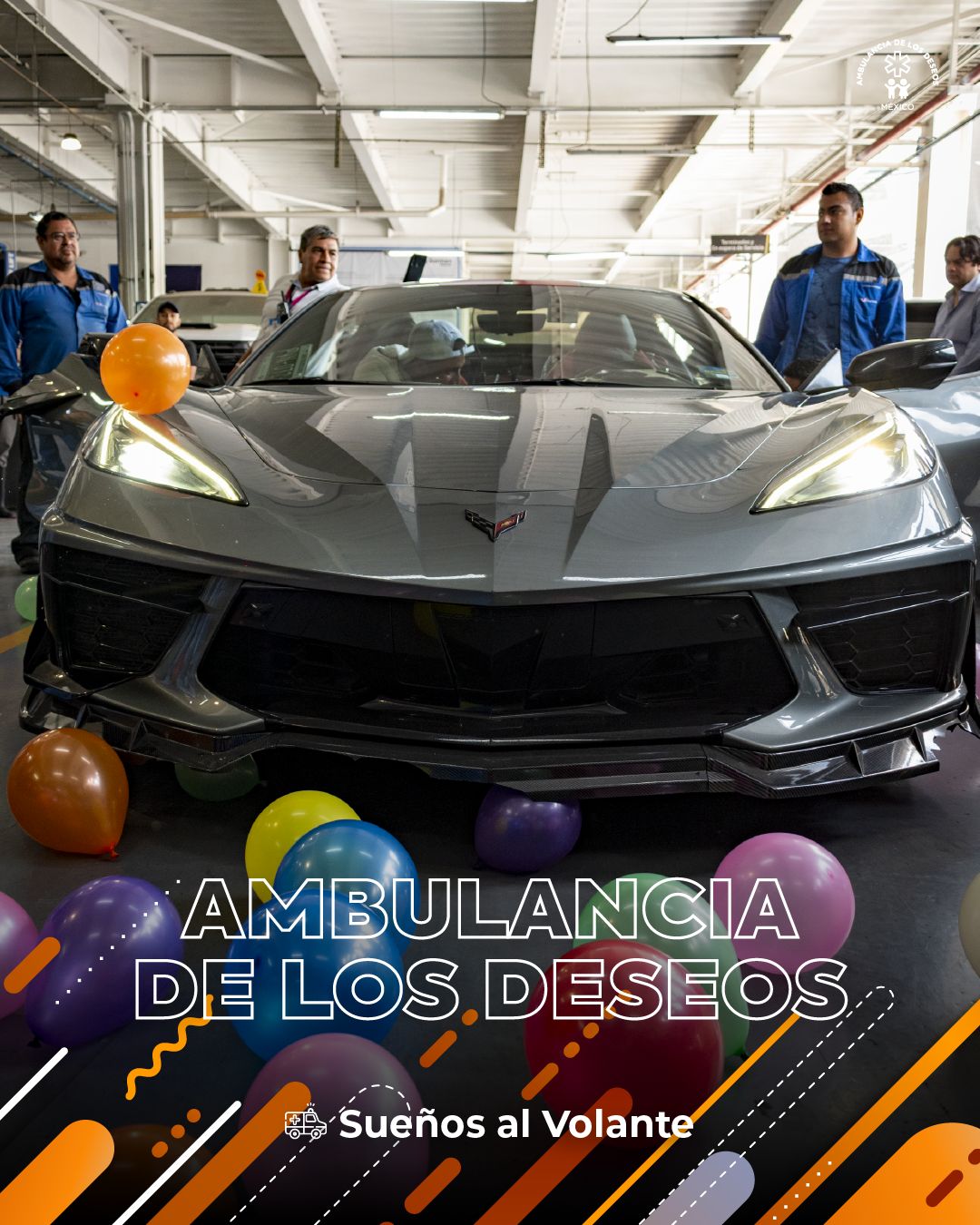 Aldo cumplió su sueño de subirse a un carro deportivo con Carlitos y el Guarura — fotografía 3