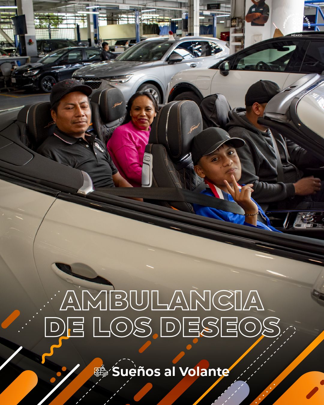 Aldo cumplió su sueño de subirse a un carro deportivo con Carlitos y el Guarura — fotografía 6