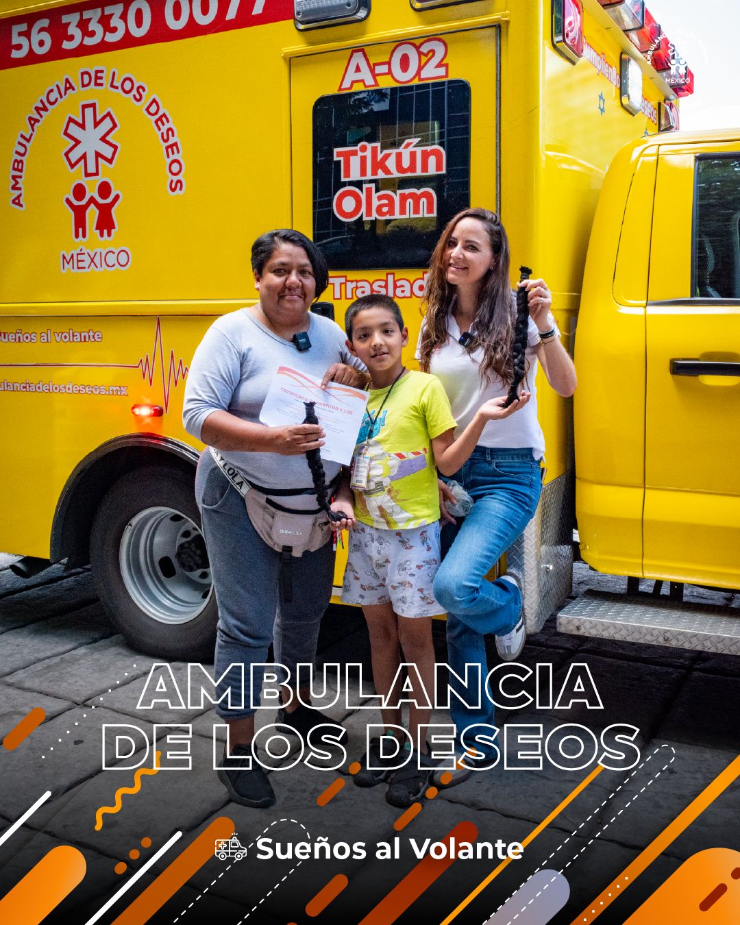 Convocatoria de donación de pelucas oncológicas, cabello y sillas de ruedas — fotografía 3