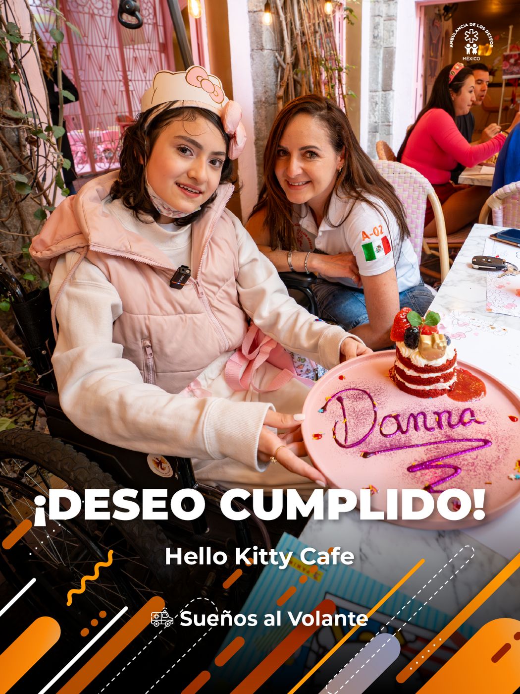 Dana, súper fan de Hello Kitty, recibió una sorpresa en la casa de Kitty — fotografía 1
