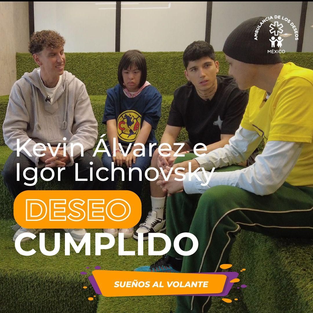 Emeth, Bibiana y Jesús conocen a jugadores del América — fotografía 1