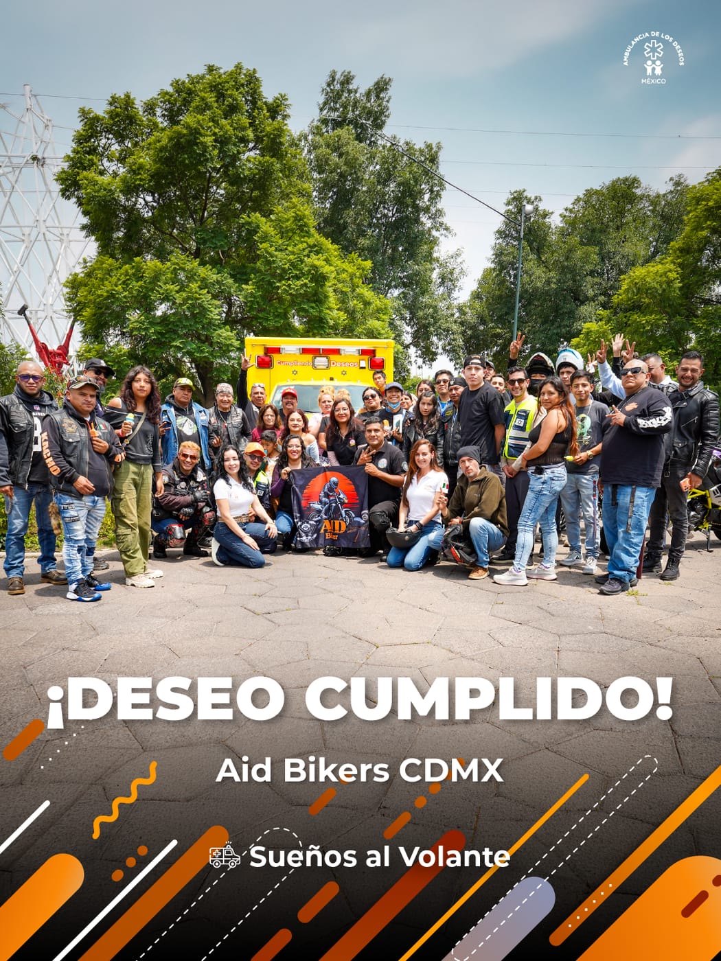 Emi y César: un deseo que rugió con decenas de motores — fotografía 1