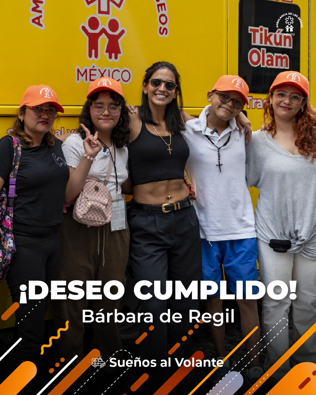 Emily y Alexis cumplieron un deseo especial junto a Bárbara de Regil — fotografía 1