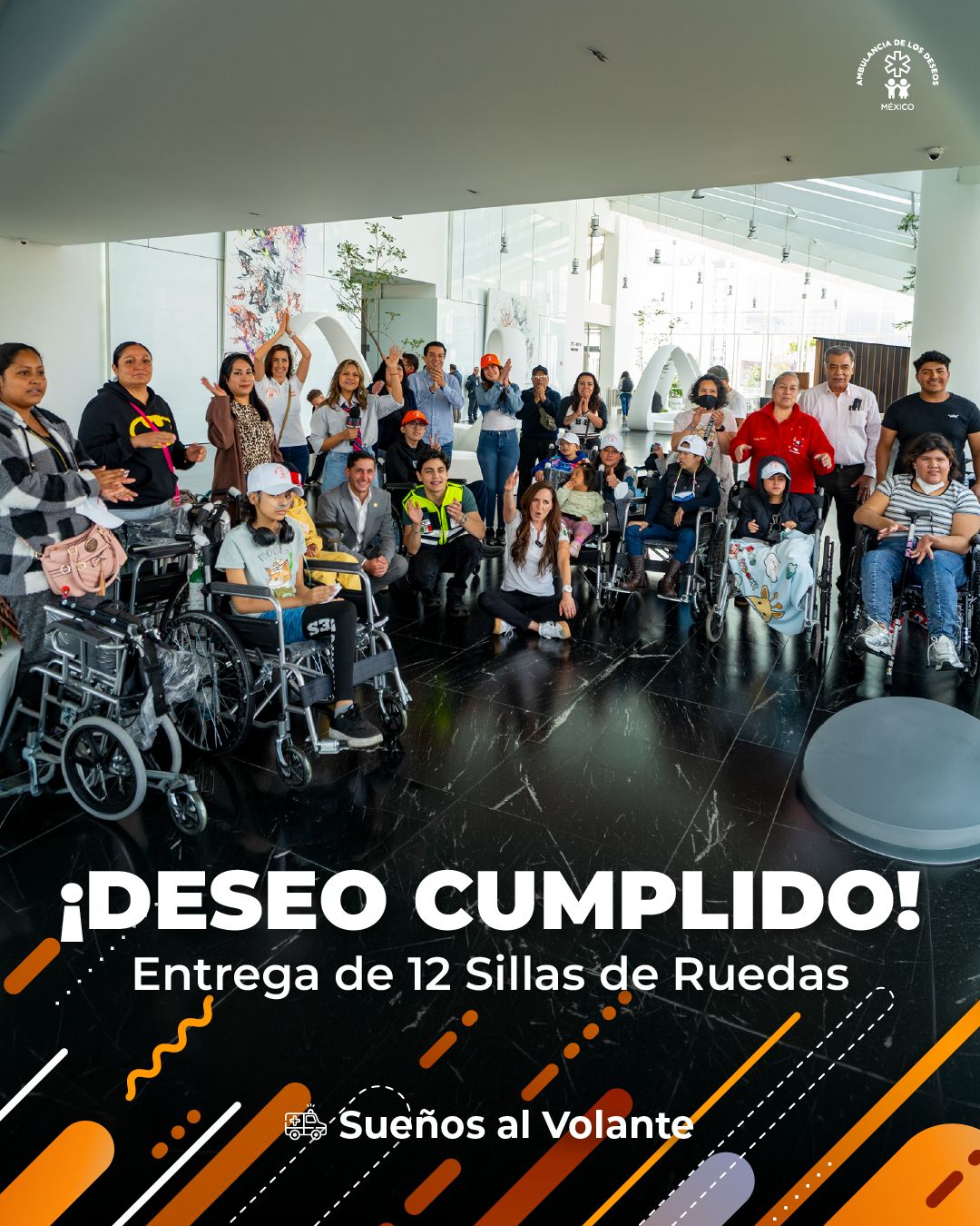 Entrega de 12 sillas de ruedas con Alan Arrieta — fotografía 1