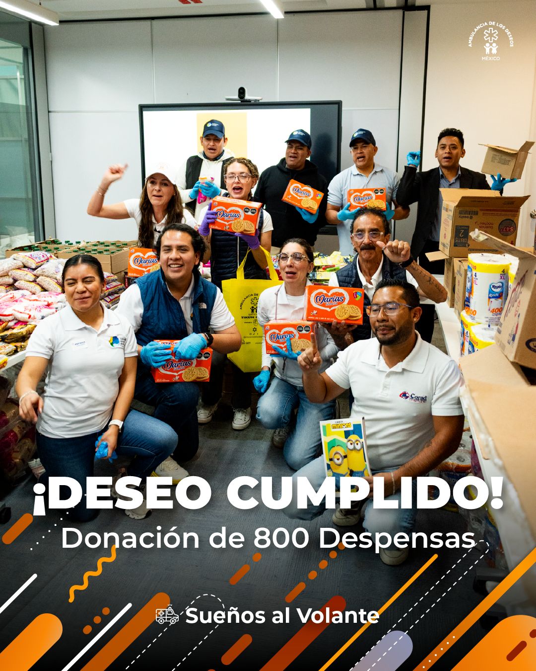 Entrega de despensas en el Hospital Siglo XXI con PepsiCo y Doraldent — fotografía 1