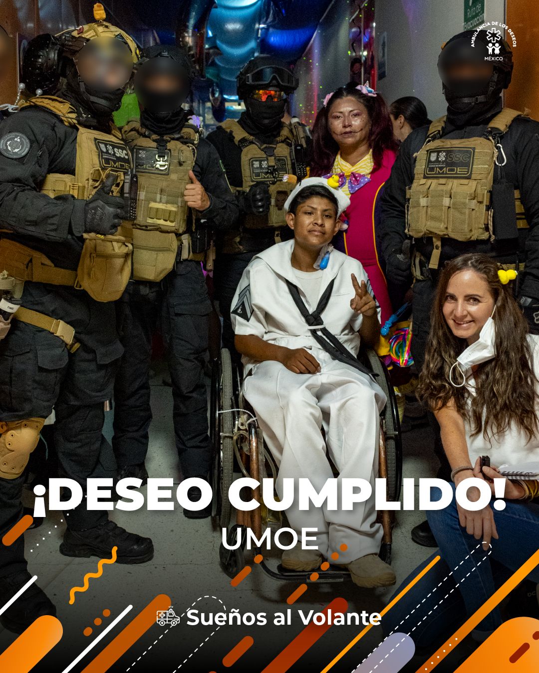 Entrega de juguetes en el Instituto Nacional de Pediatría con la UMOE — fotografía 1