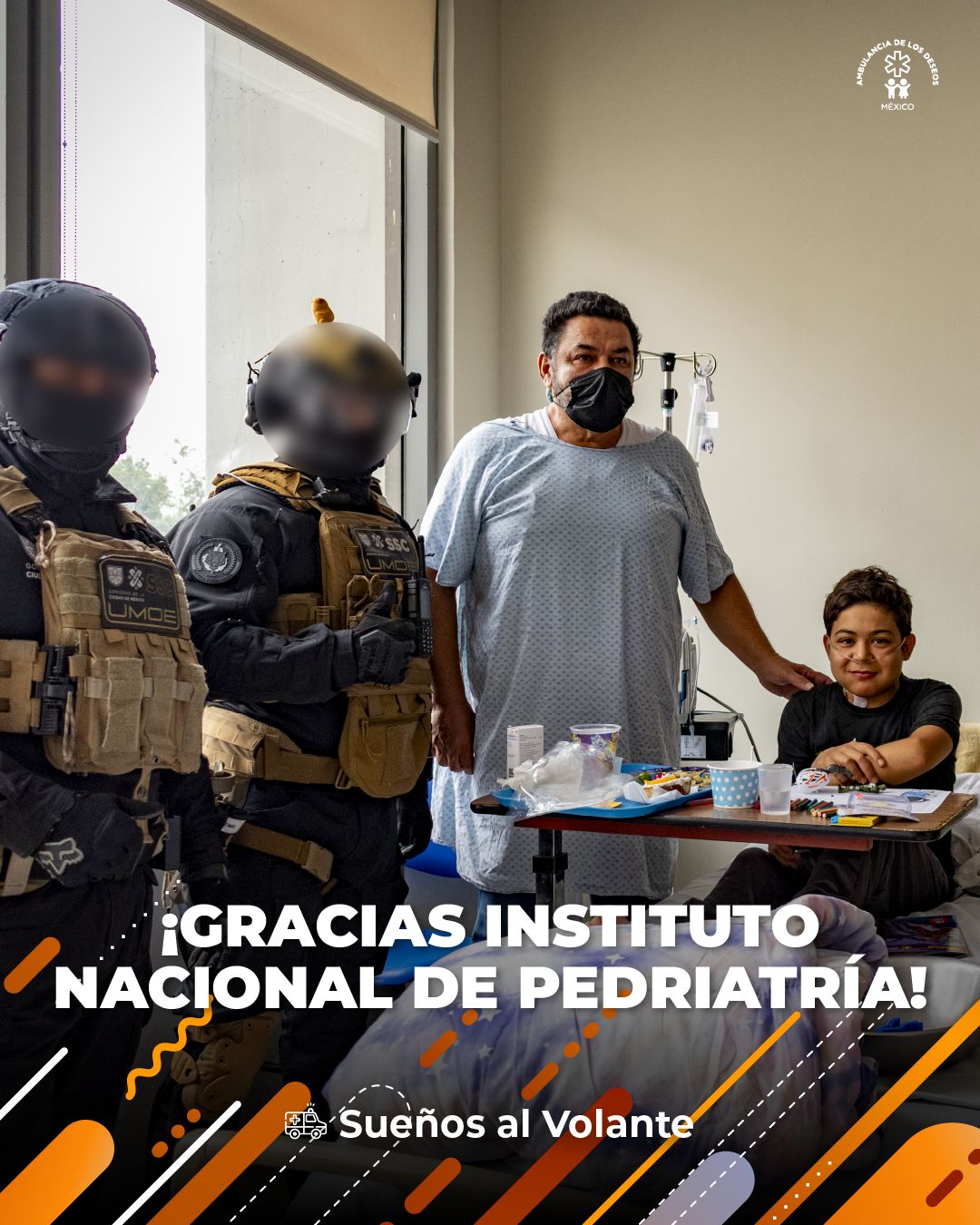 Entrega de juguetes en el Instituto Nacional de Pediatría con la UMOE — fotografía 3