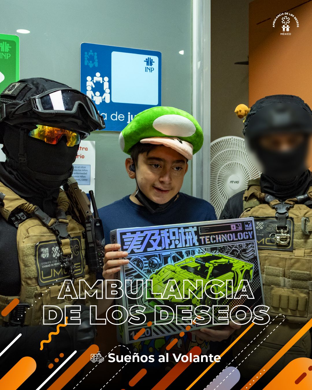 Entrega de juguetes en el Instituto Nacional de Pediatría con la UMOE — fotografía 6