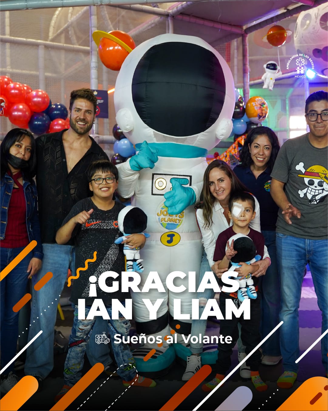 Ian y Liam cumplieron un deseo especial junto a Jorge Losa — fotografía 3