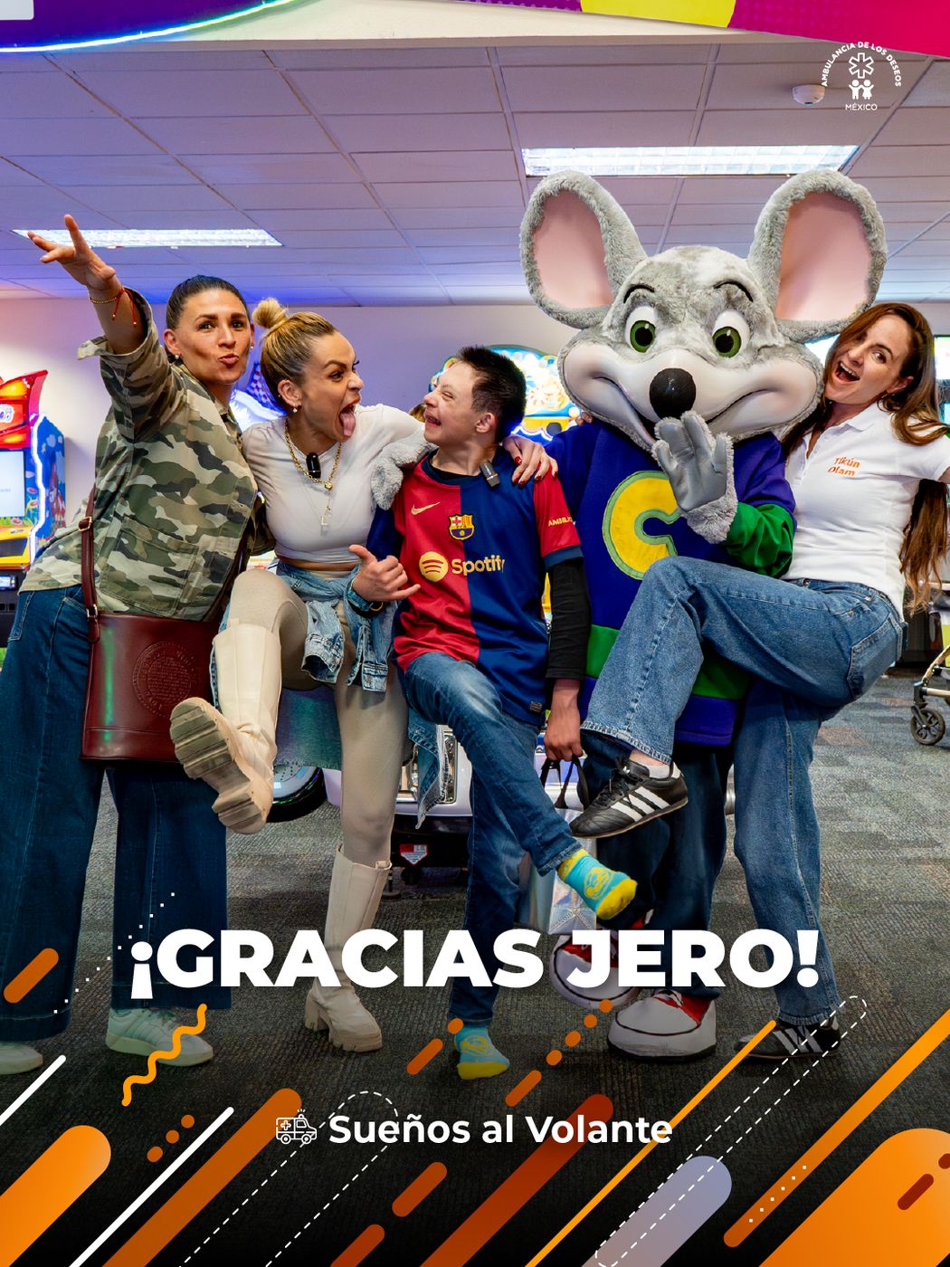 Jeros se subió a la Ambulancia de los Deseos y pasó un día divertido con Jenny García — fotografía 2