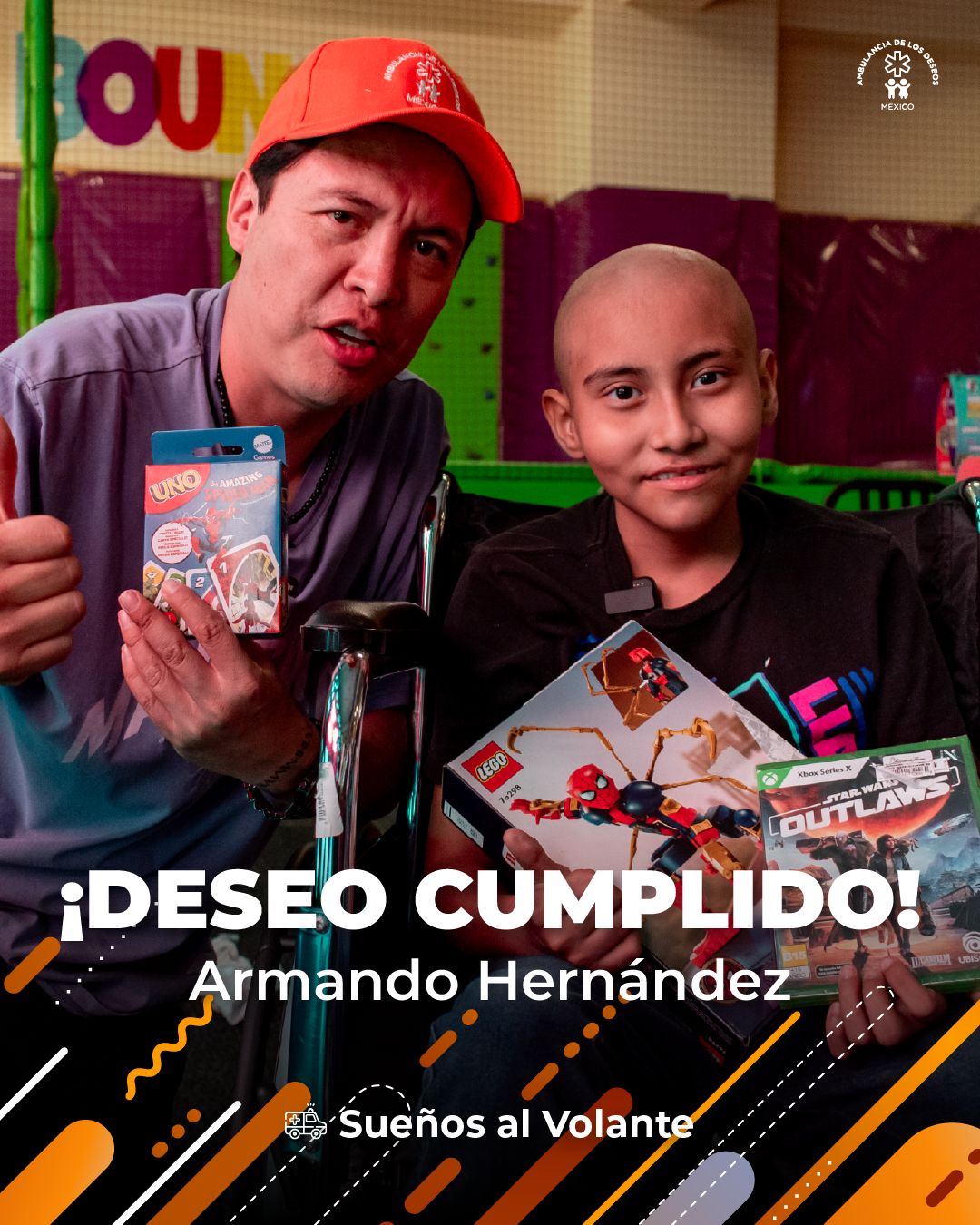 Joey vivió un día de diversión en Chuck E. Cheese junto a Armando Hernández — fotografía 1
