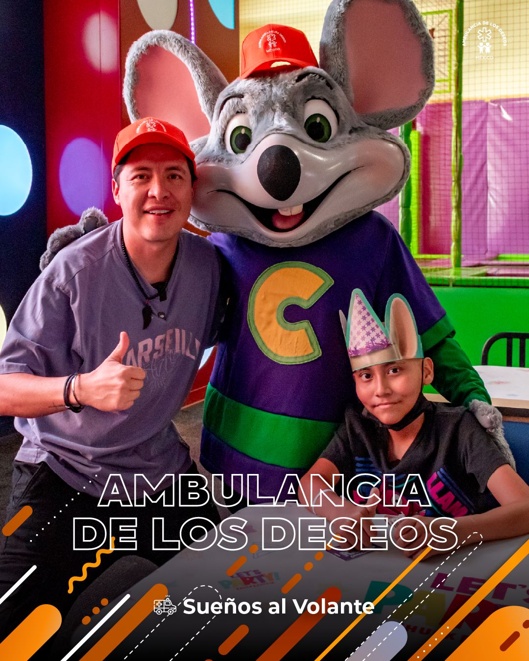 Joey vivió un día de diversión en Chuck E. Cheese junto a Armando Hernández — fotografía 5