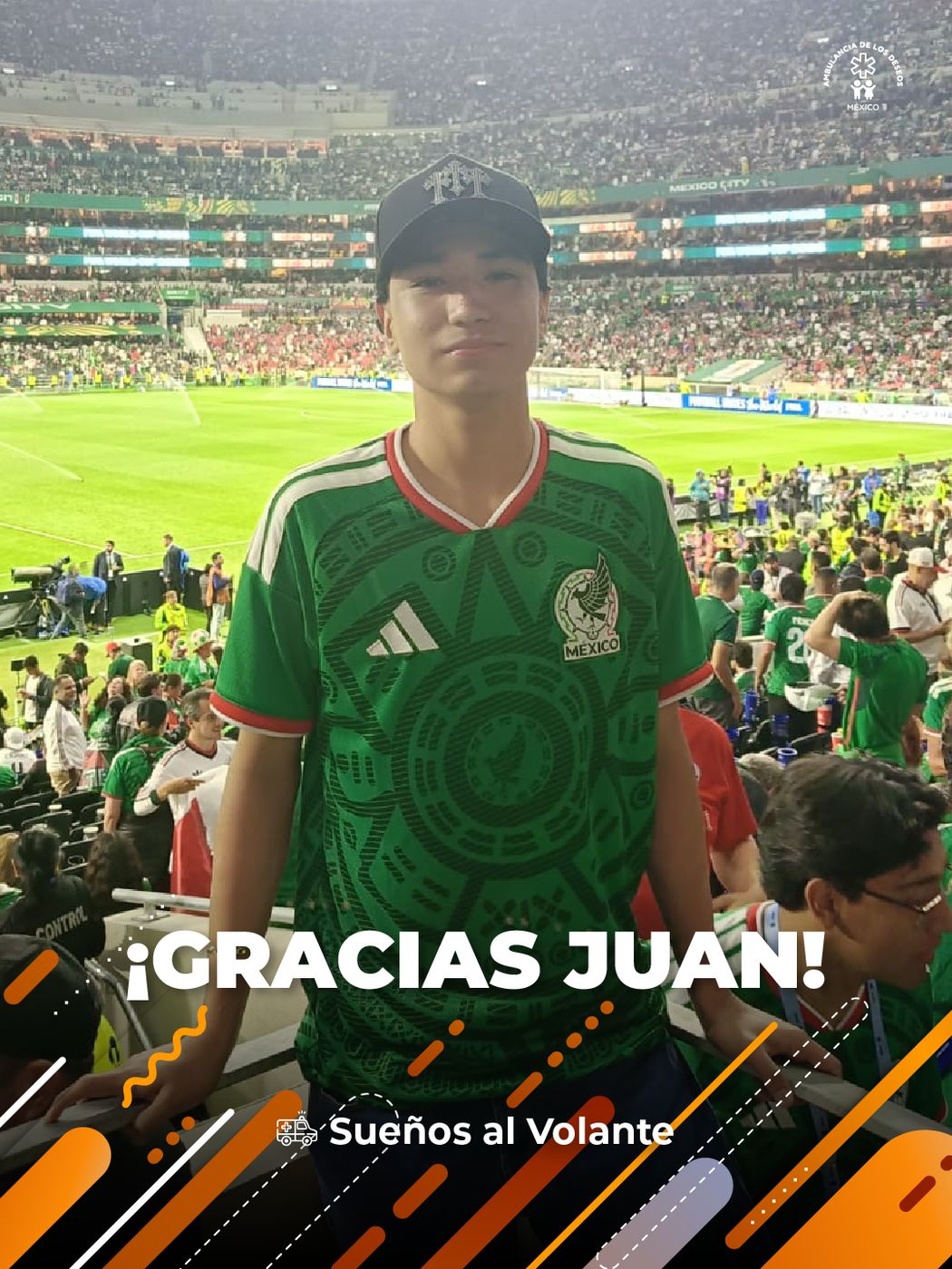 Juan llegó al Mundial y vio jugar a México — fotografía 1