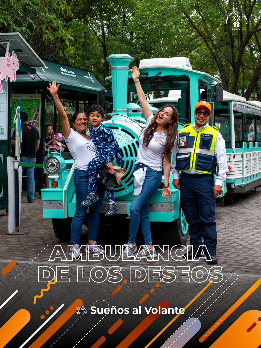 Leo cumplió su sueño de subirse al emblemático tren de Chapultepec — fotografía 3