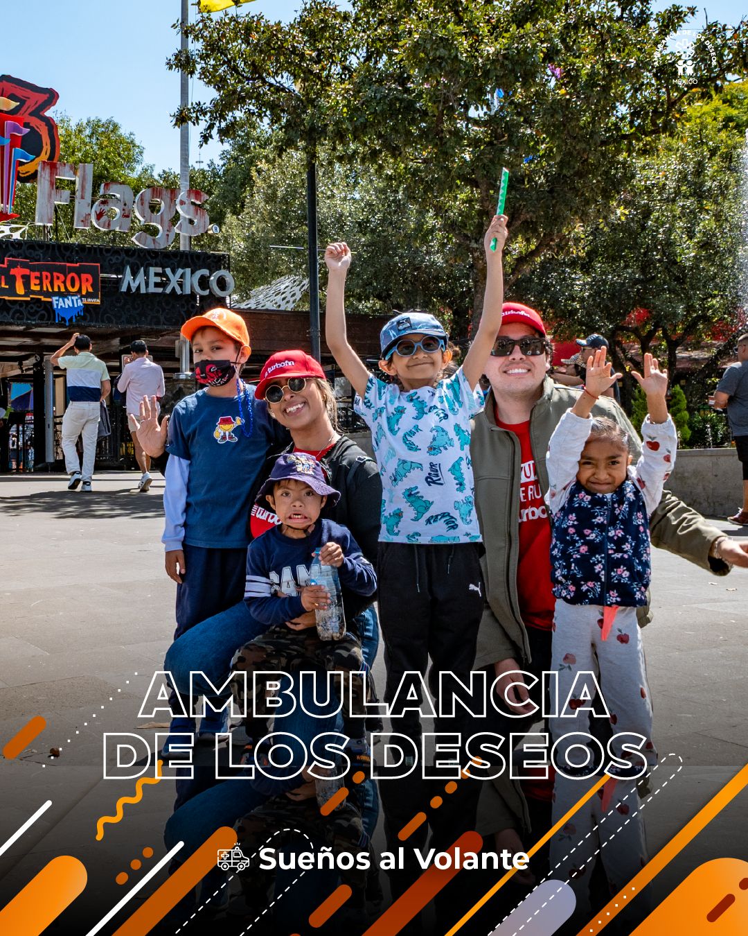 Sofía, José, César, Ángel y Sergio vivieron un día de adrenalina en Six Flags — fotografía 4