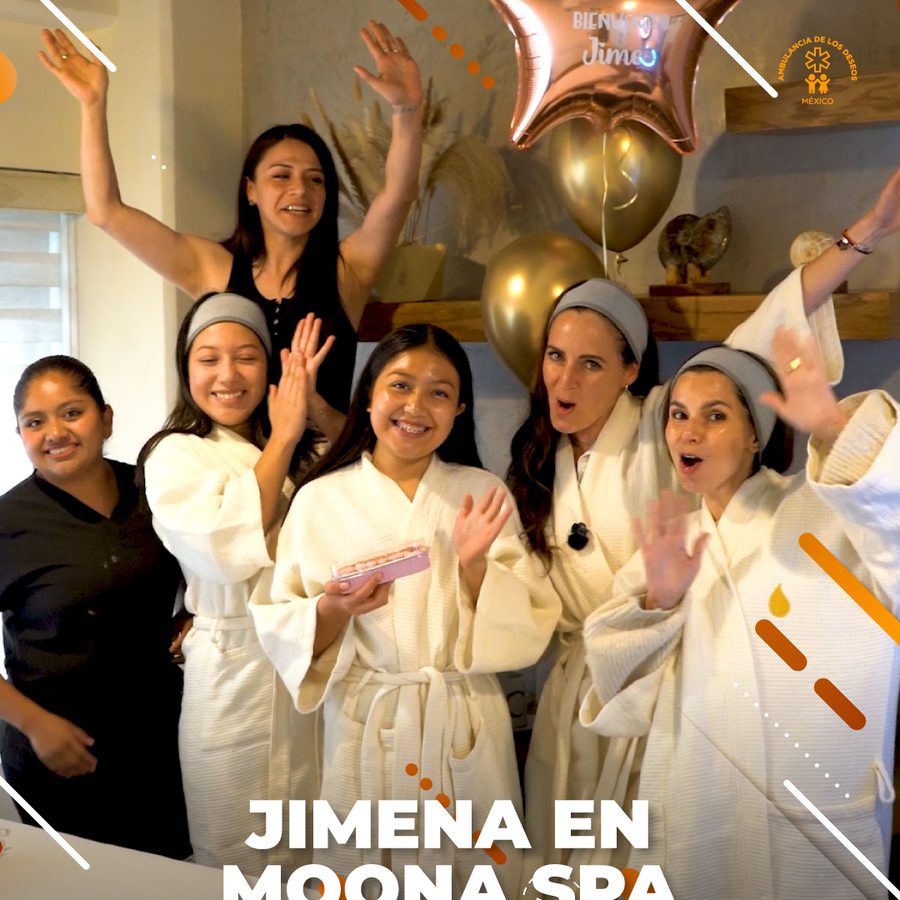 Jimena disfrutó una tarde de chicas lejos del hospital