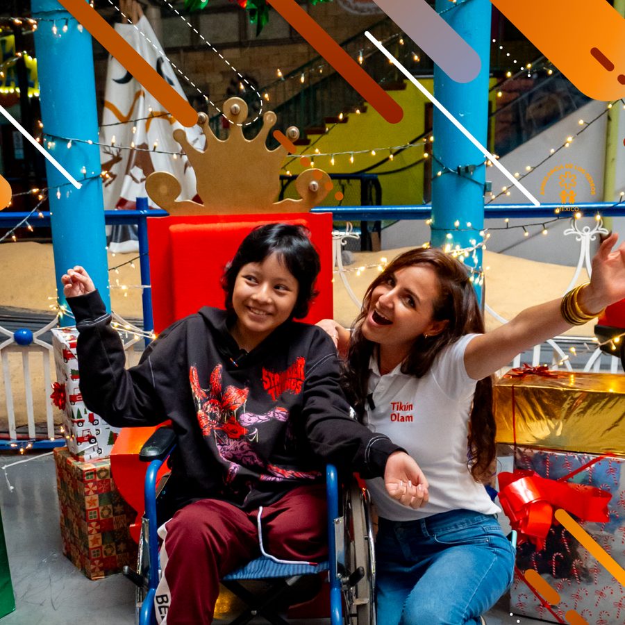Mía pasó un día diferente y divertido lejos del hospital
