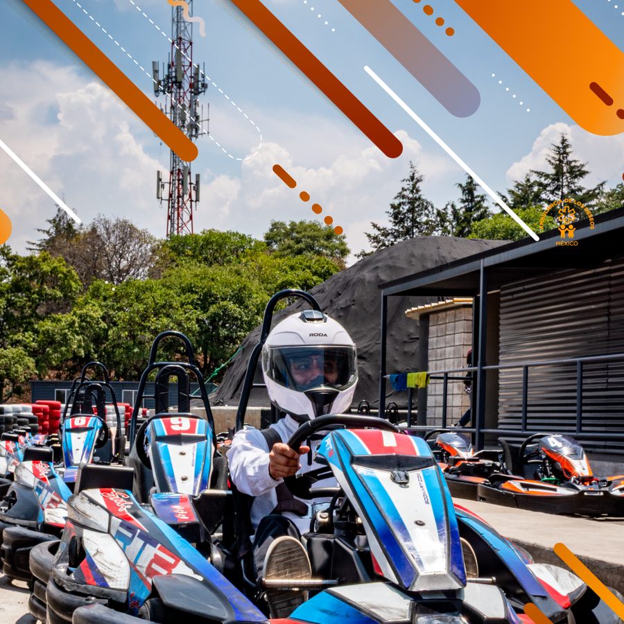 Óscar cumplió su sueño de ser piloto de Fórmula 1 en KBR Kartódromo