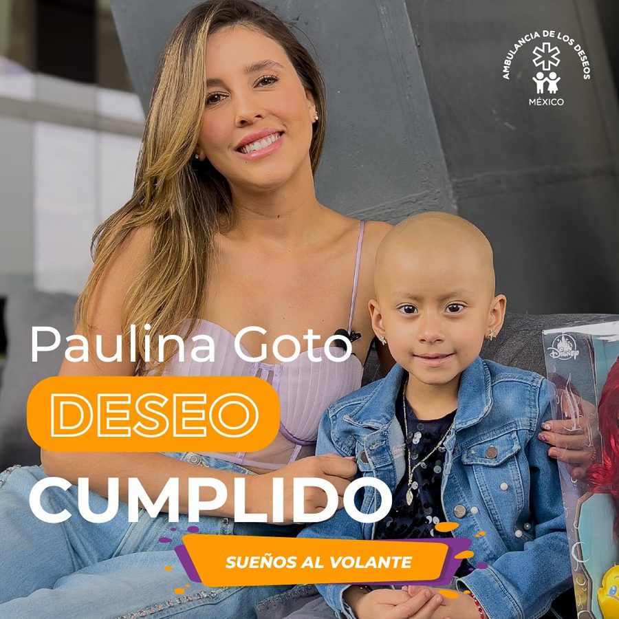 Sofía hizo realidad su sueño con Paulina Goto