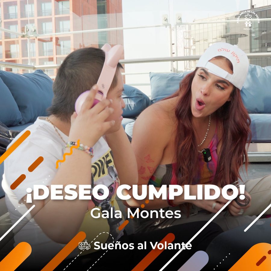 Sofi y Emily compartieron un momento con Gala Montes